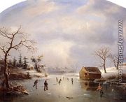 Skating Pond at Morristown, New Jersey - Marie-Regis-Francois Gignoux