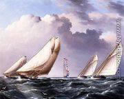 Yachts Rounding the Mark - James E. Buttersworth