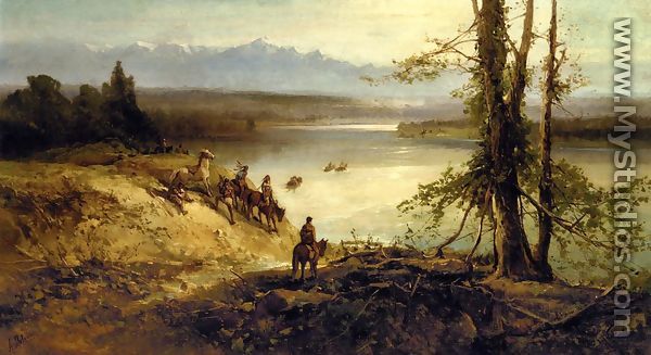 Sioux Tribe on the Platte River - Andrew Melrose