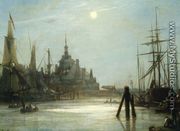 Le Hoofdpoort a Rotterdam, Effet de Lune - Johan Barthold Jongkind
