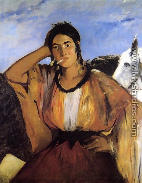 Gypsy with Cigarette - Edouard Manet
