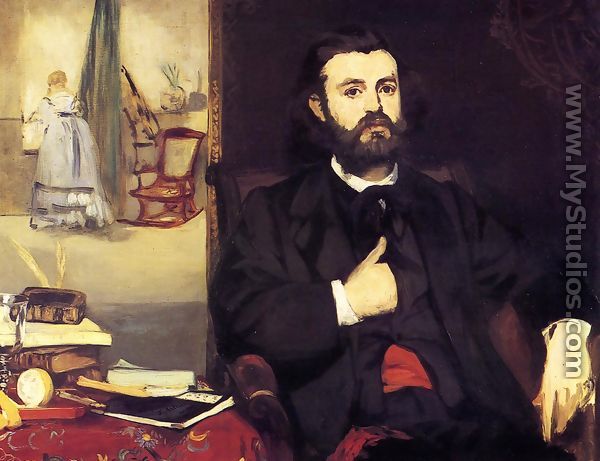 Portrait of Zacharie Astruc - Edouard Manet