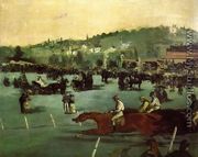 The Races in the Bois de Boulogne - Edouard Manet