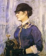 Young Woman in a Round Hat - Edouard Manet