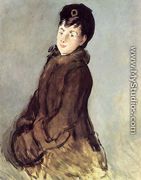Isabelle Lemonnier with Muff - Edouard Manet