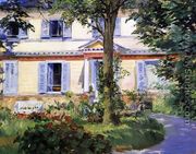 The House at Rueil - Edouard Manet