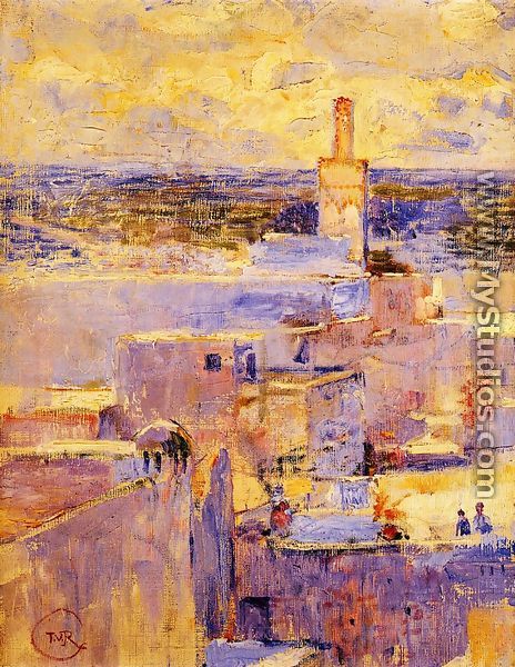 View of Meknes, Morocco - Theo van Rysselberghe