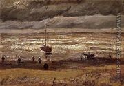 Beach at Scheveningen in Stormy Weather - Vincent Van Gogh