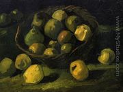 Still Life with Basket of Apples - Vincent Van Gogh