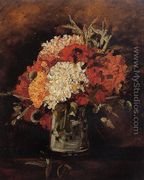 Vase with Carnations - Vincent Van Gogh