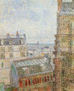 View of Paris from Vincent's Room in the Rue Lepic - Vincent Van Gogh
