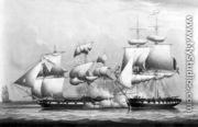 Action Between the Will of Liverpool and a French Privateer, February 21, 1804 - Robert Salmon