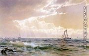 Coastal Scene with Sailboats - William Trost Richards