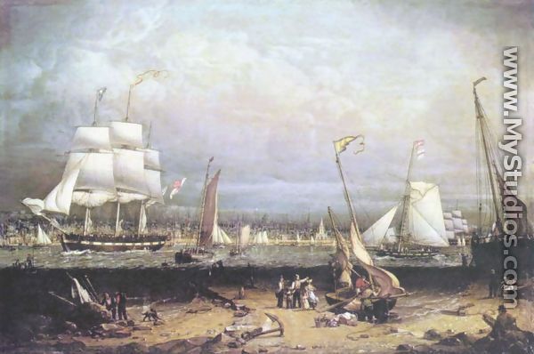 Liverpool Harbor - Robert Salmon