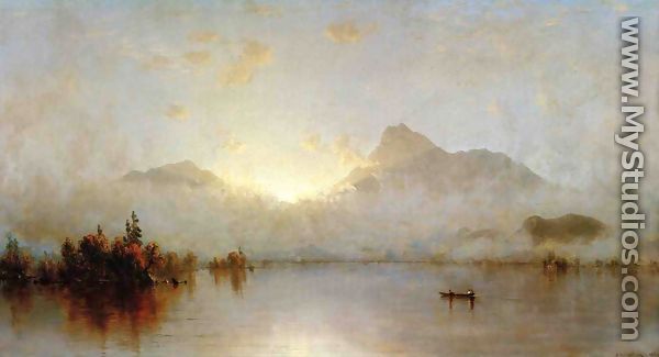 A Sunrise on Lake George - Sanford Robinson Gifford