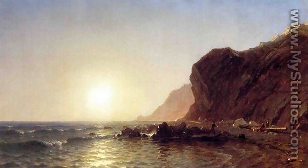 Sunset on the Shore of No Man