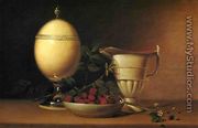 Still Life with Strawberries and Ostrich Egg Cup - Raphaelle Peale