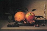 Fruits and Nuts in a Dish - Raphaelle Peale