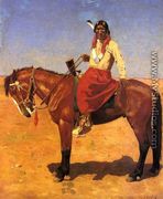 Apache Indian on Horseback - Gaspard Latoix