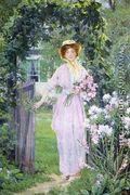 Young Woman in the Garden - Francis Coates  Jones