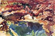 Figure and Pool - John Singer Sargent