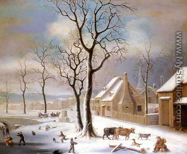 Village in Winter - Robert Street