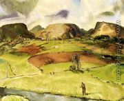 Trout Stream and Mountains - Julian Walbridge  Rix