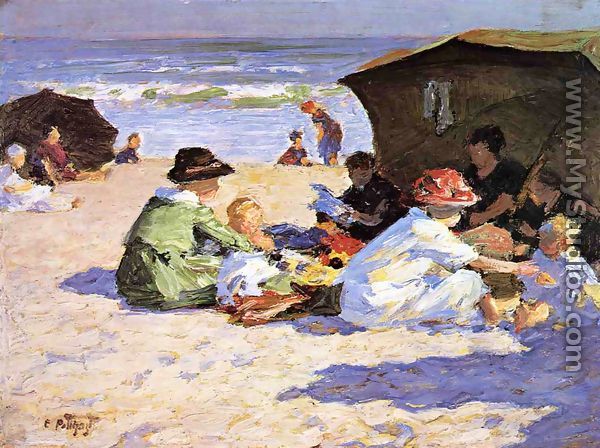 A Day at the Seashore - Edward Henry Potthast