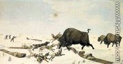 Buffalo Hunt - Peter Rindisbacher