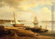 View on the Delaware - Thomas Birch