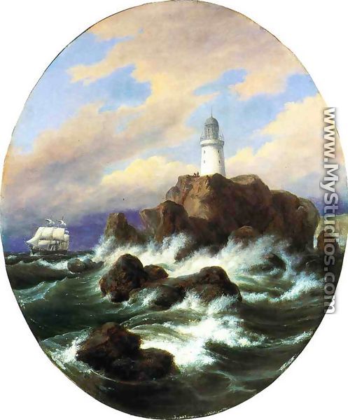 Longships Lighthouse, Land