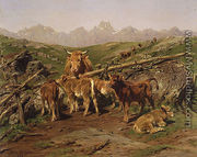 Weaning the Calves - Rosa Bonheur