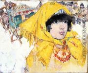 Siberian Girl in Yellow - Leon Gaspard