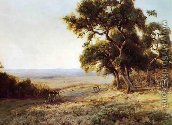 Late Afternoon, Valley of the Leon - Julian Onderdonk