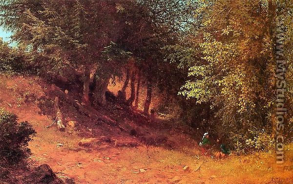 Picnic in a Summer Landscape - Albert (Fitch) Bellows