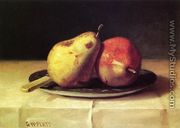 Two Pears on a Dish - George W. Platt