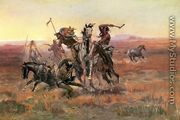 When Blackfeet and Sioux Meet - Charles Marion Russell