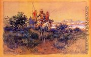 Return of the Navajos - Charles Marion Russell