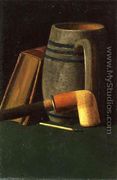 Book, Mug, Pipe and Match - John Frederick Peto