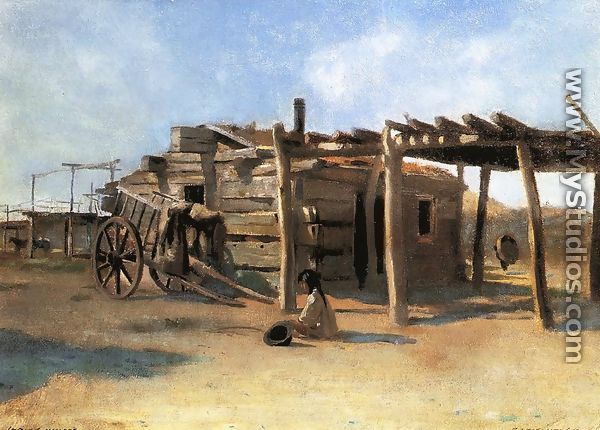 Indian Village, Dakota - George A. McKinstry
