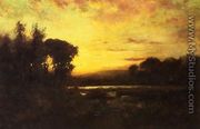 Wetlands at Sunset - William Keith