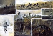 Western Montage - Charles Marion Russell
