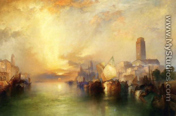 View of Venice III - Thomas Moran