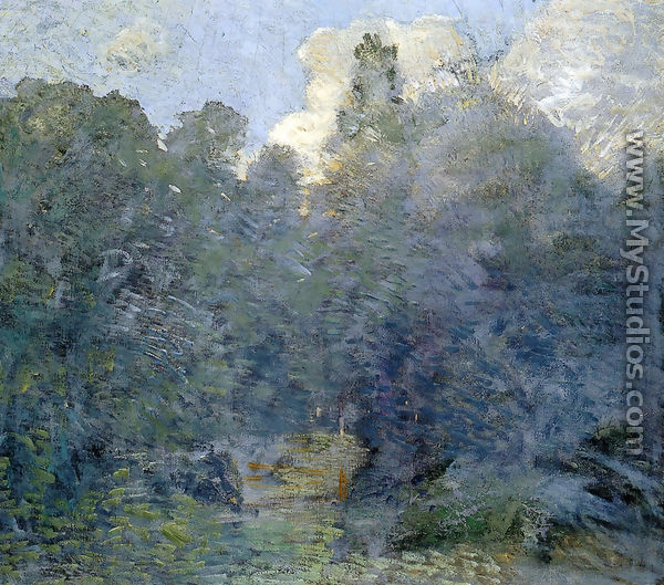 Landscape with Stone Wall, Windham - Julian Alden Weir