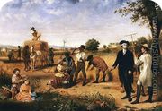 Washington as a Farmer at Mount Vernon - Junius Brutus  Stearns