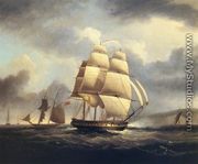 Frigate on the Thames - James E. Buttersworth