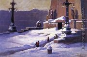 Monument in the Snow - Theodore Clement Steele