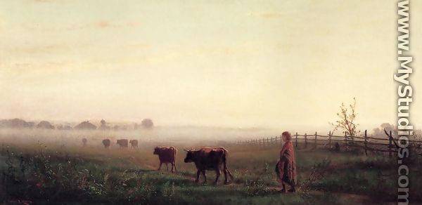 Cool Morning on the Prarie - Junius R. Sloan