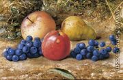 Still Life with Grapes, Apples and Pear - John Hill