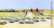 Indian Encampment I - Henry Farny